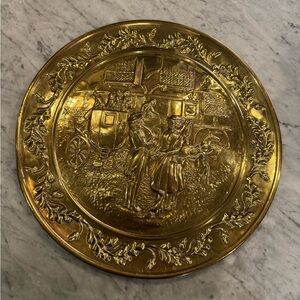 Peerage brass plate